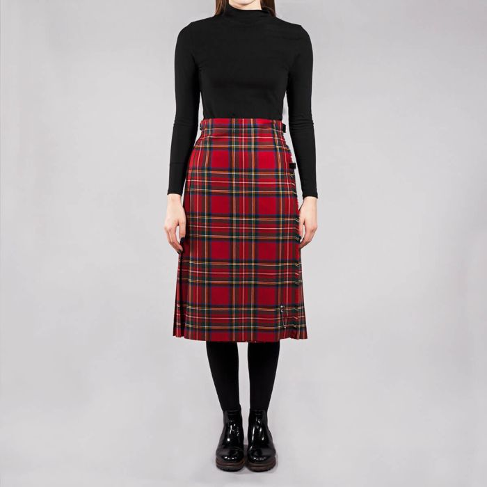 Custom Tartan Kilted Skirt for Women - 4 Yard Length - Perfect for Scottish Weddings, Highland Dances & Celtic Events