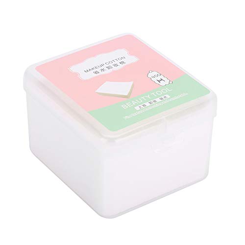 400PCS 100% Pure Cotton Makeup Remover Pads, Additive-Free Cosmetic Cotton Rounds for Gentle Skin Care & Makeup Removal - Perfect for Daily Facial Cleansing, Nail Polish Removal & Travel Essentials