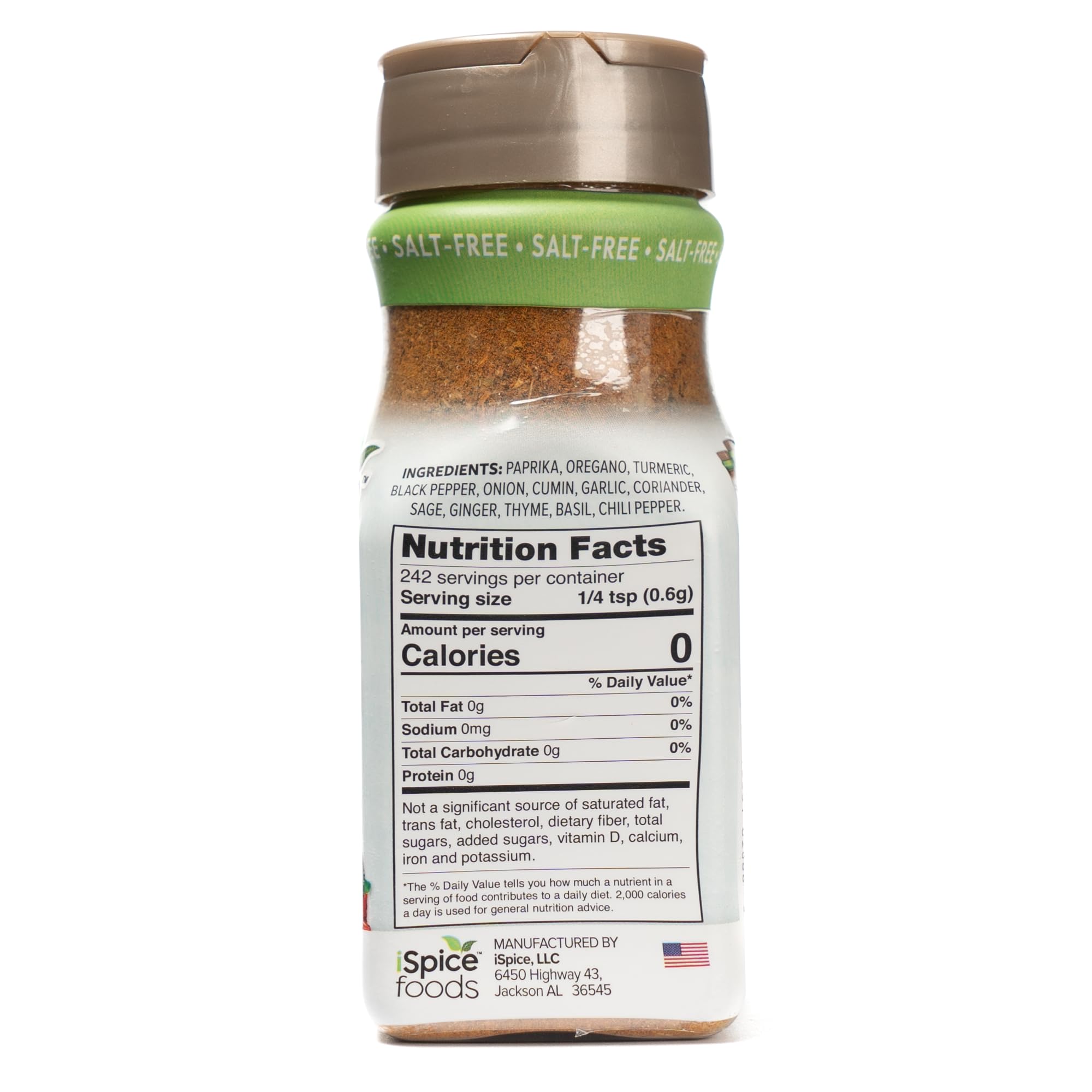iSpice - Salt-Free, Sugar-Free, 100% Fat-Free Pure Wellness Chicken Super Spice Blend | All Natural Seasoning | Ready to Use | No Prep Needed | Perfect for Grilling, Roasting & Healthy Cooking