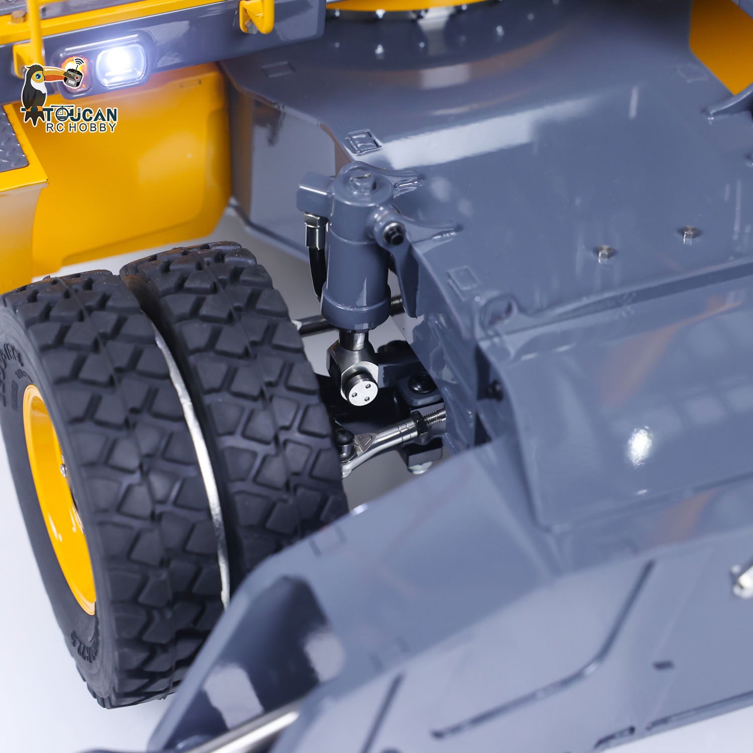 1/14 Scale LESU RC Metal Hydraulic Wheeled Excavator Model - ET30H with Pump Cabin, Sticker Display, Grapple, Ripper Bucket & Scraper Compactor - Perfect for Construction Toy Collection, RC Hobbyists and Model Display Scenes