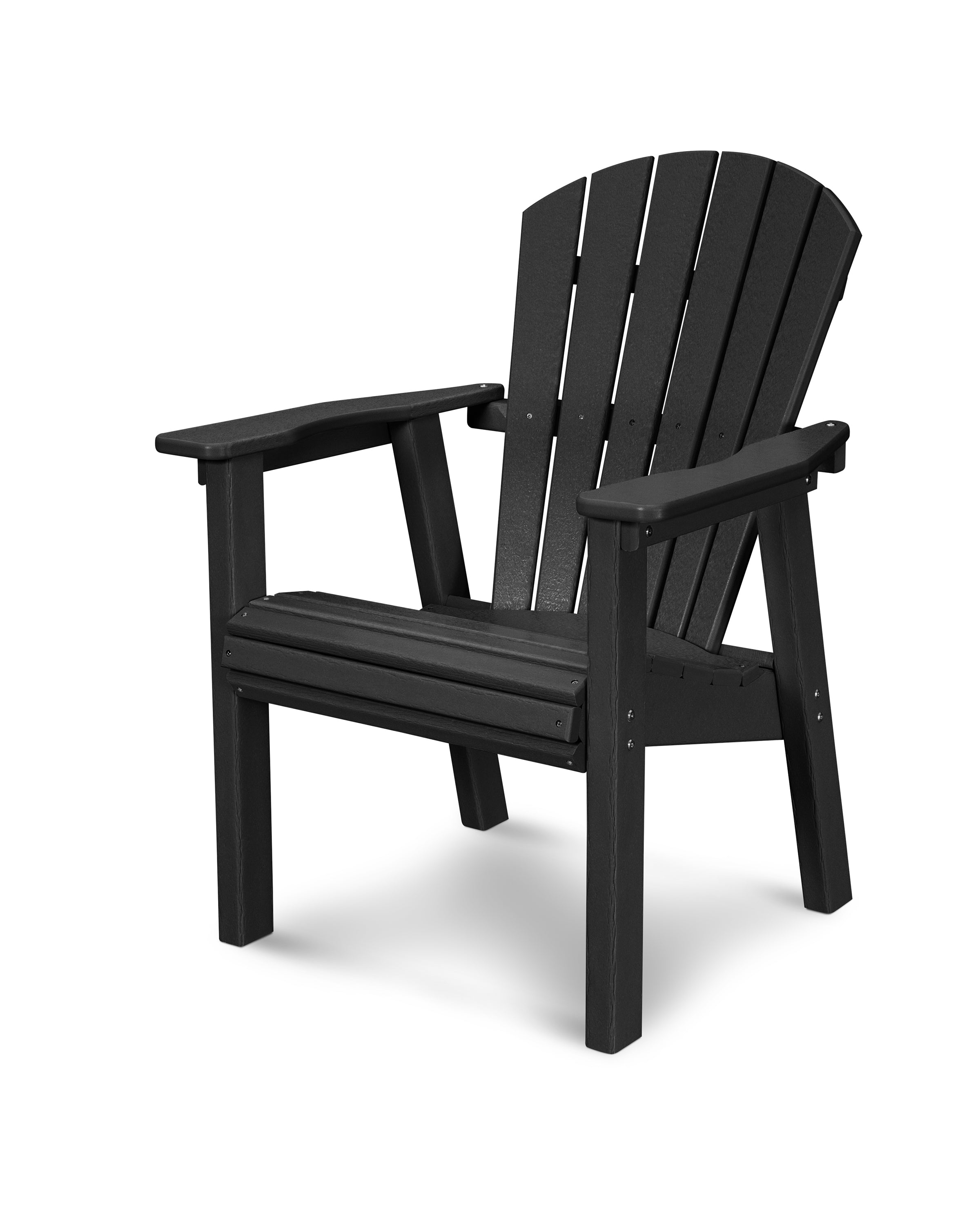 POLYWOOD Seashell Dining Chair - Durable Outdoor Furniture, All-Weather Resin Wicker, Comfortable Patio Seating for Backyard, Deck, Poolside & Garden Use