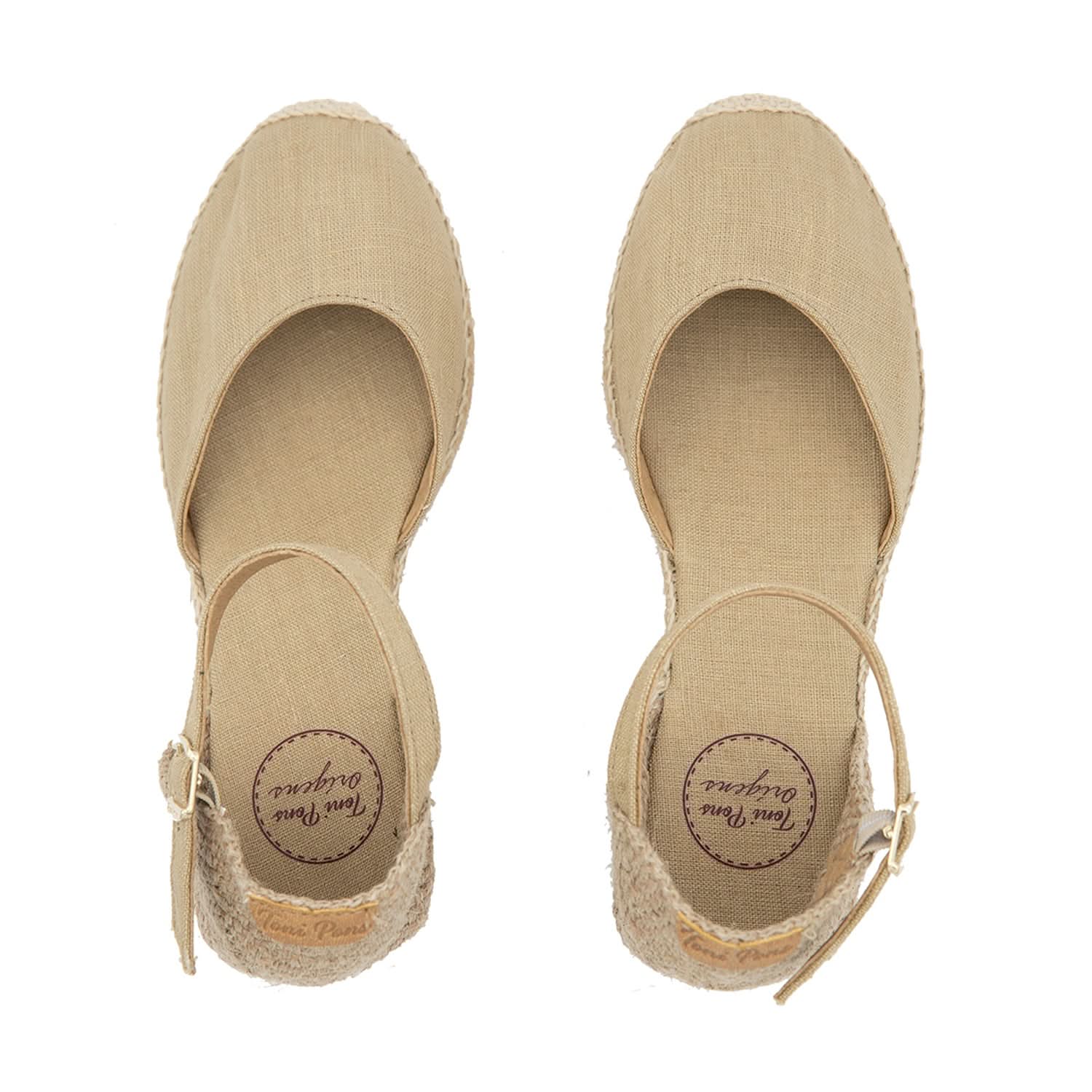 Women's Basic Linen Wedge Espadrille Shoes - Comfortable Summer Casual Sandals for Beach, Vacation & Everyday Wear | Romina Collection