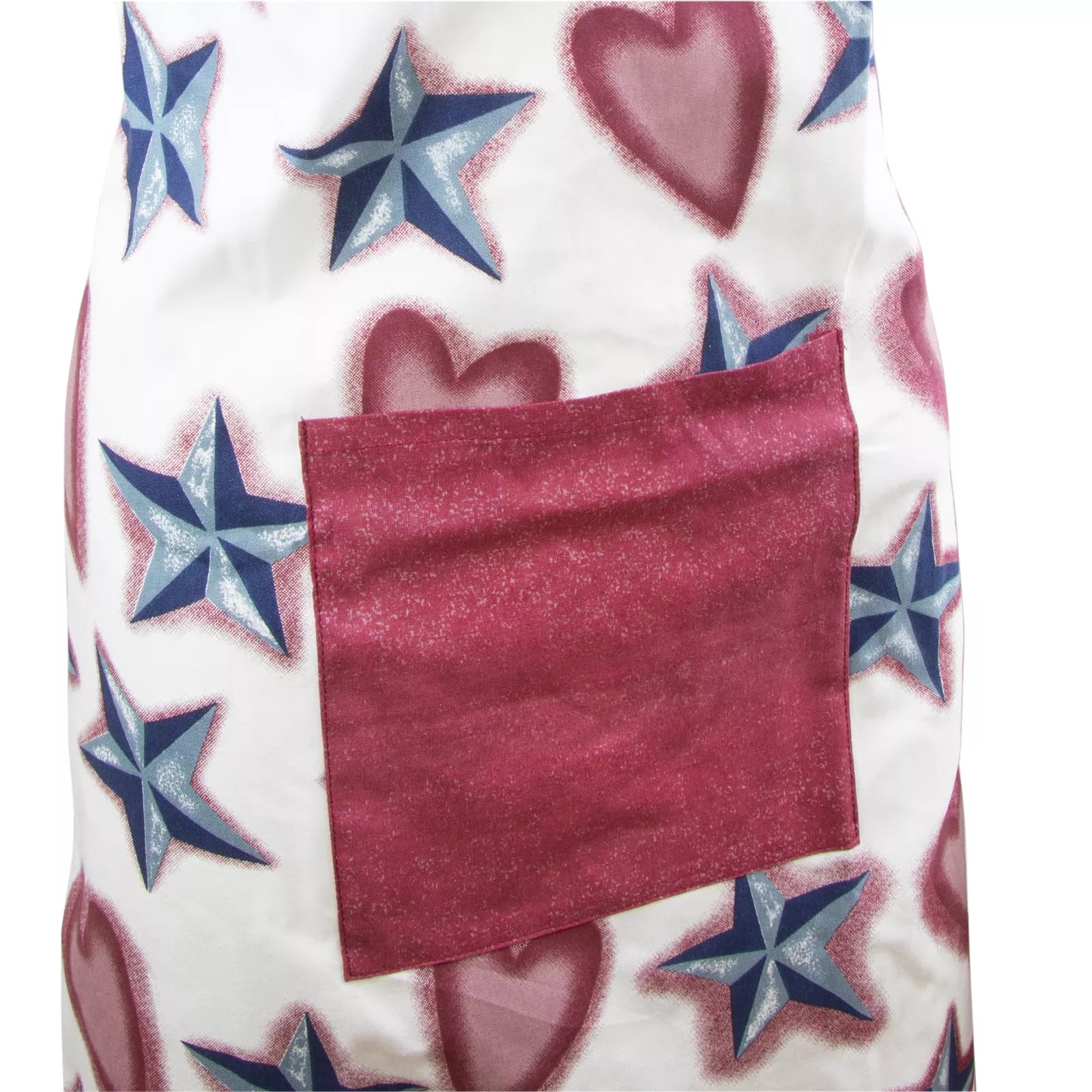 Americana Kitchen Apron & Towel Set - Red White Blue for Cooking & Decor