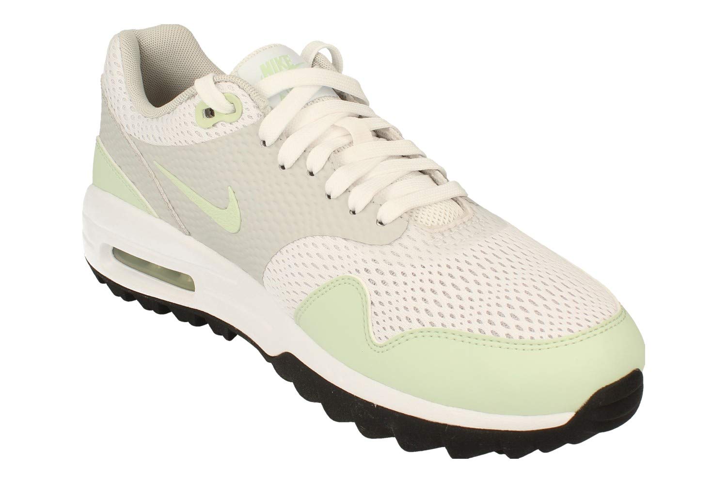 Nike Air Max 1 G Men's Golf Shoes - White Jade & Neutral Grey - UK 8.5 / US 9.5 / EU 42.5 - Lightweight Comfort for Golf & Casual Wear