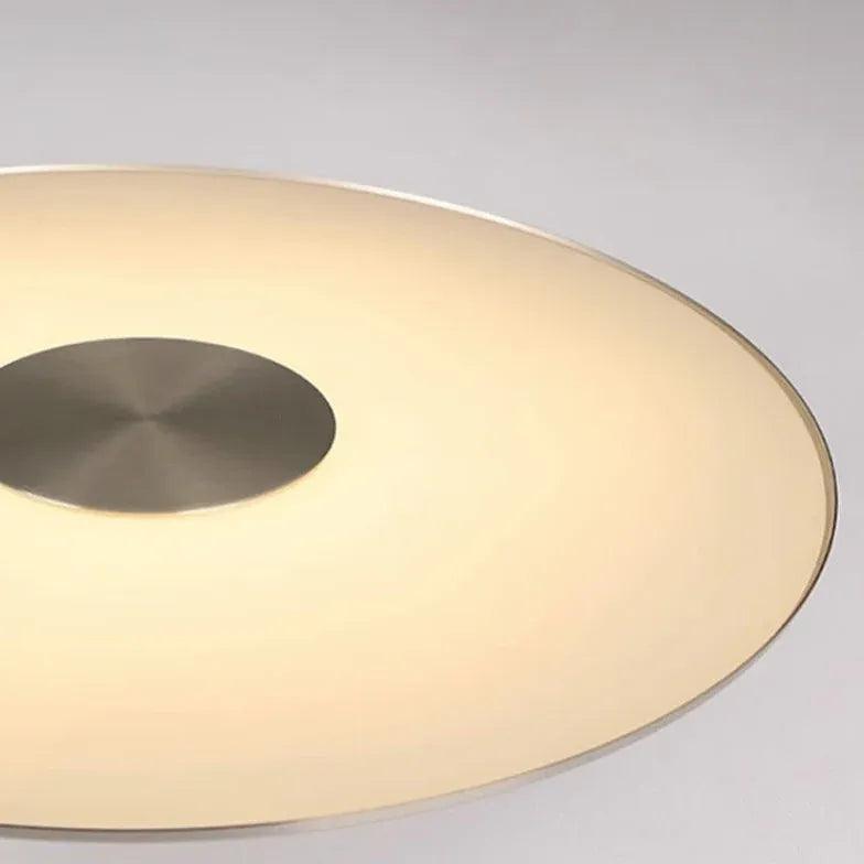 Modern Thin Plate Pendant Light for Dining Room - Minimalist Ceiling Lighting Fixture for Kitchen Island, Breakfast Nook & Contemporary Home Decor