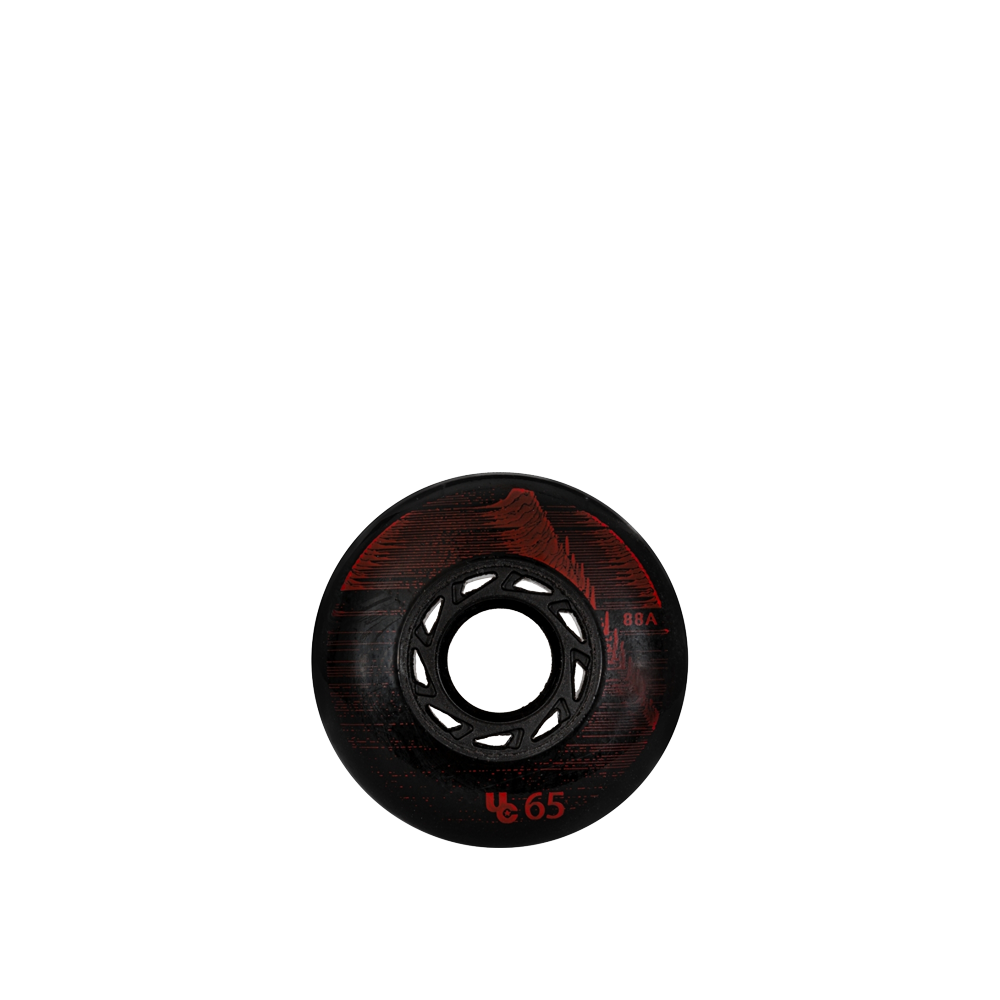 Undercover Cosmic Signal 68mm/88a Skateboard Wheels (4 Pack) - Perfect for Street Skating, Tricks & Smooth Rides