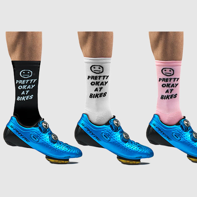 Cycling Socks Bundle for Men & Women - Comfortable Bike Riding Socks with Cushioning & Breathable Fabric - Perfect for Road Cycling, Mountain Biking & Indoor Training