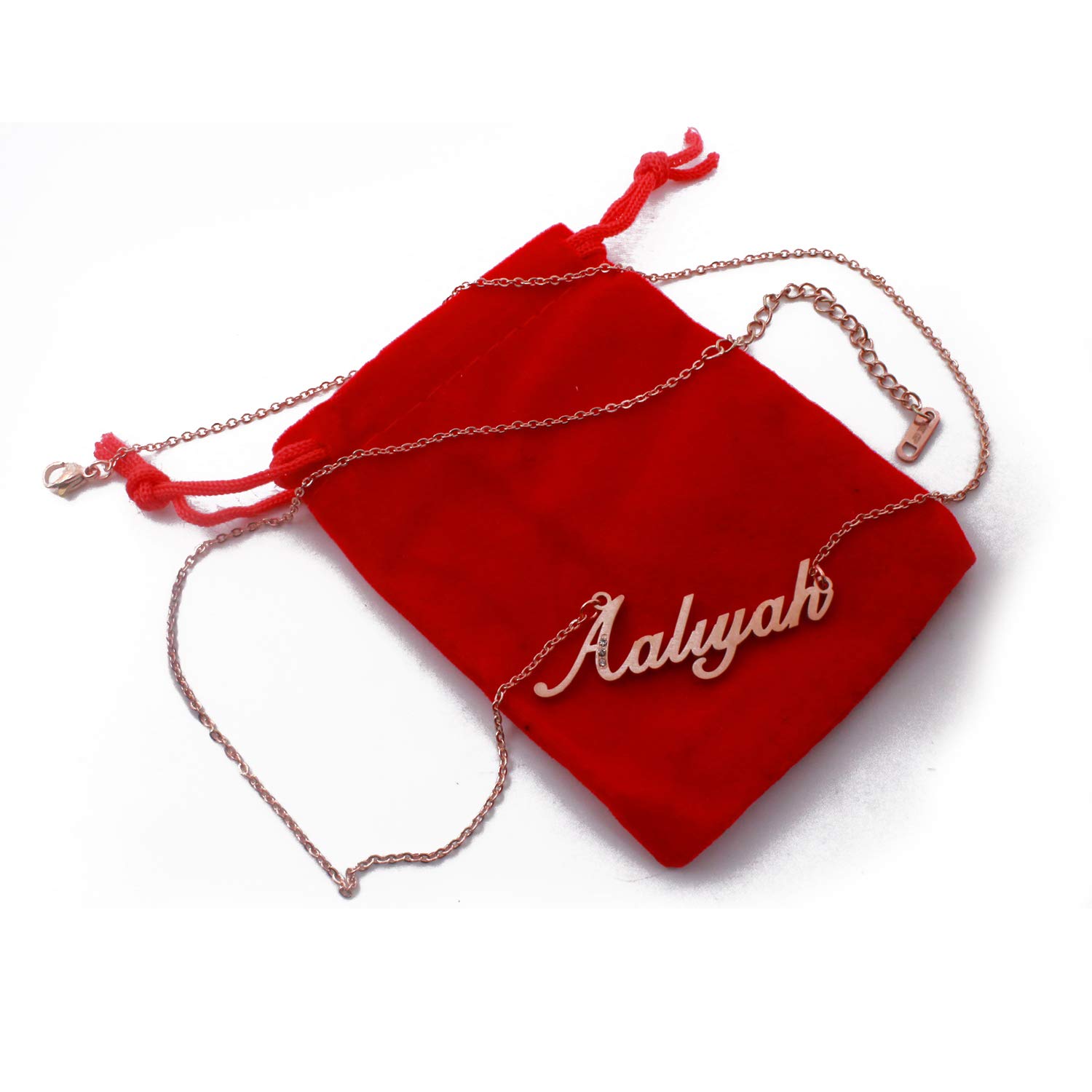 Personalized Aaliyah Name Necklace in Rose Gold - Dainty Custom Jewelry Gift for Women, Girlfriend, Mother, Sister & Friend (Elegant Gift Box Included) | Perfect for Birthdays, Anniversaries & Special Occasions