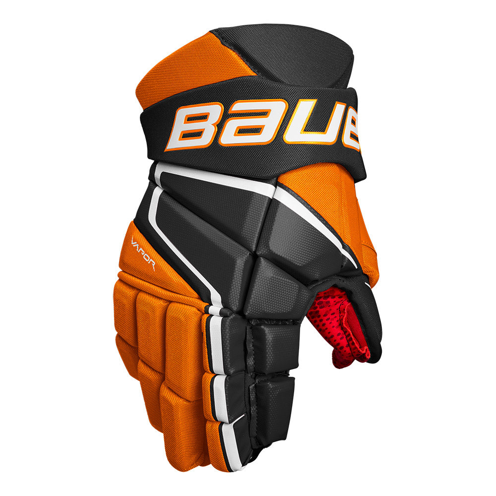 Bauer Vapor 3X Intermediate Ice Hockey Gloves - Protective Hockey Gear for Youth & Adult Players - Perfect for Ice Rink Games & Practice Sessions