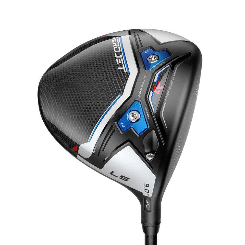 Cobra AEROJET LS Right Hand Men's Golf Driver - Lightweight Carbon Fiber Design for Maximum Distance & Accuracy | Perfect for Golf Tournaments & Driving Range Practice