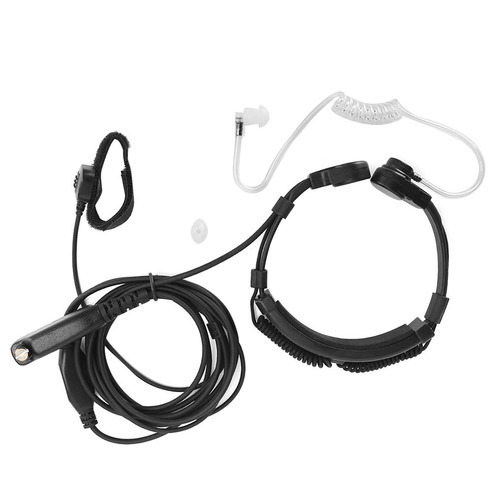 Wireless Throat Mic Headset - Bluetooth Earpiece with Heat Conduction Technology for Smartphones - Perfect for Gaming, Security Work & Hands-Free Communication