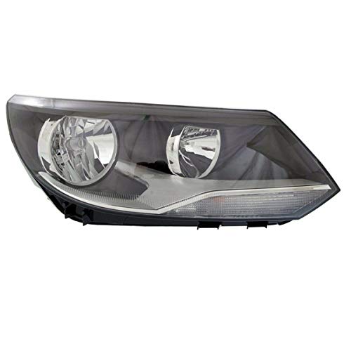 Compatible with 2012-2018 VW Volkswagen Tiguan Front Headlight Assembly - Right Passenger Side Replacement with Bulb - Perfect for Night Driving & Auto Repair
