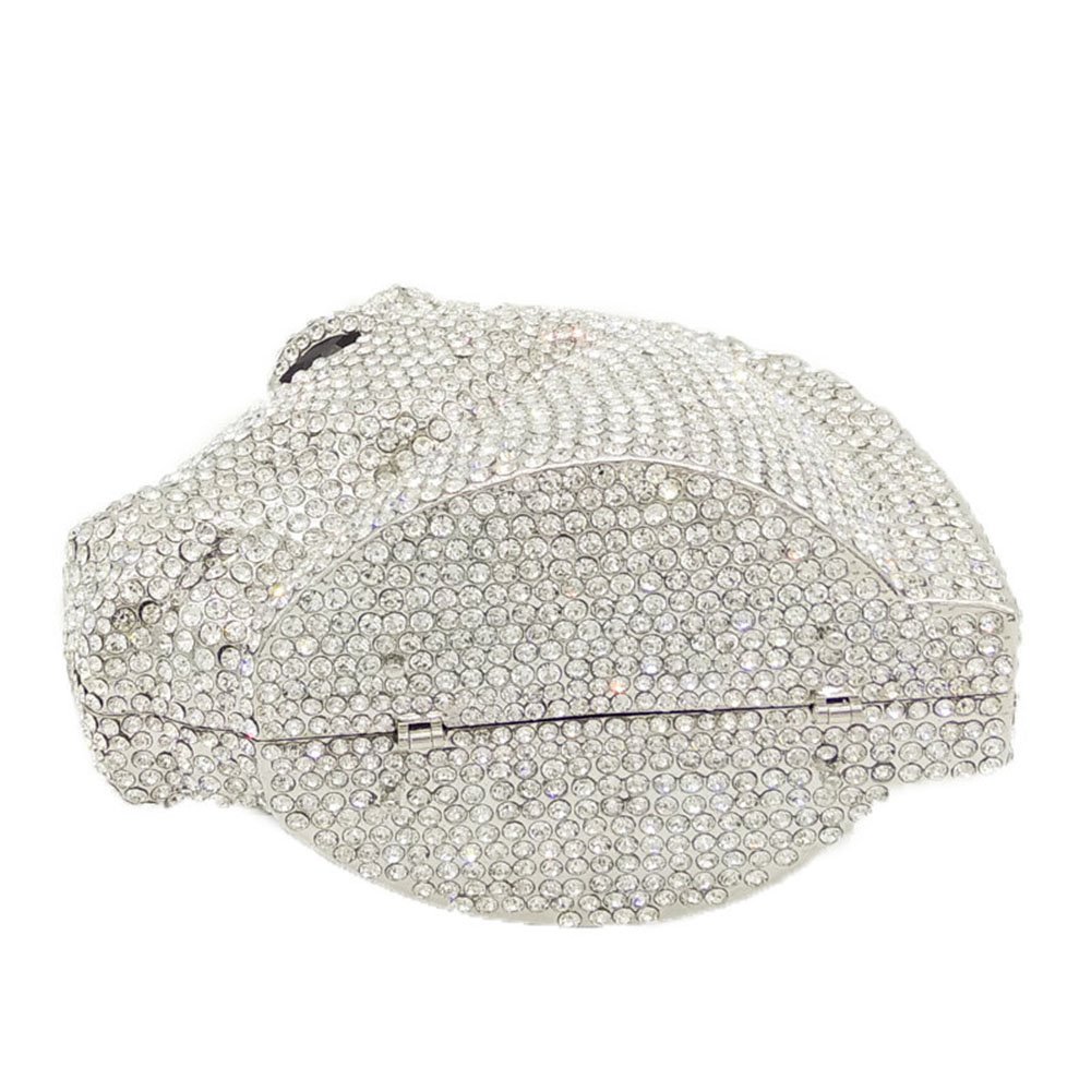 FGG Crystal Horse Head Clutch Bag for Women - Elegant Rhinestone Evening Handbag, Animal Print Party Purse, Mini Clutch for Weddings, Prom & Special Events