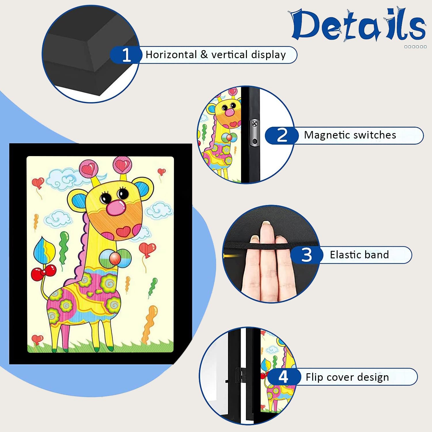 Kids Art Frames - A4 Display for Children's Artwork | Home & Classroom Decor