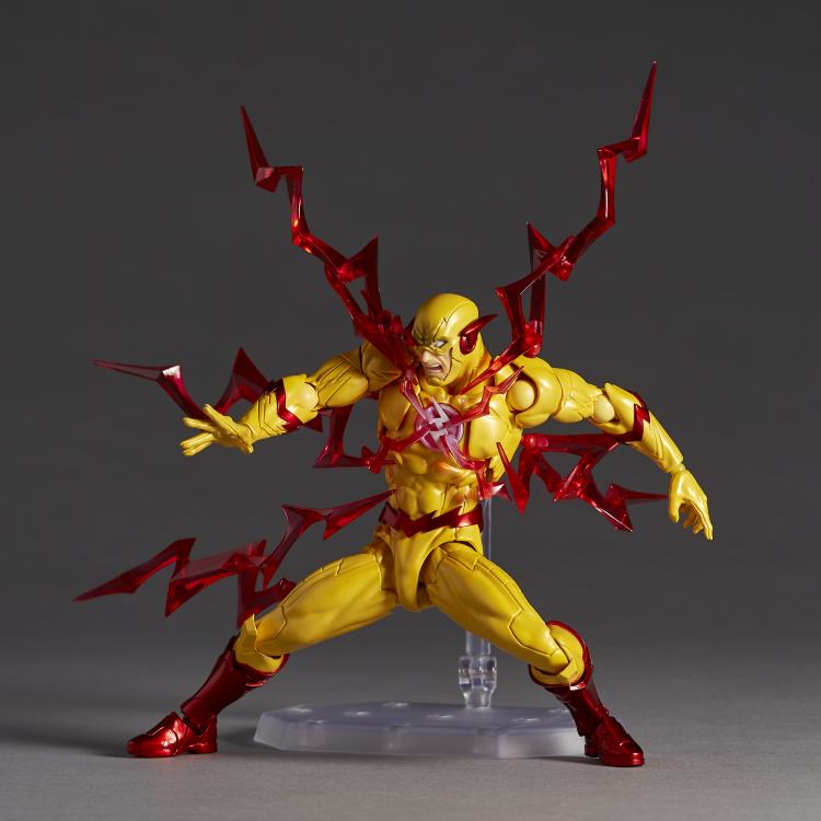 Amazing Yamaguchi Revoltech Reverse Flash Action Figure NR009 - High-Quality Collectible for DC Comics Fans & Display