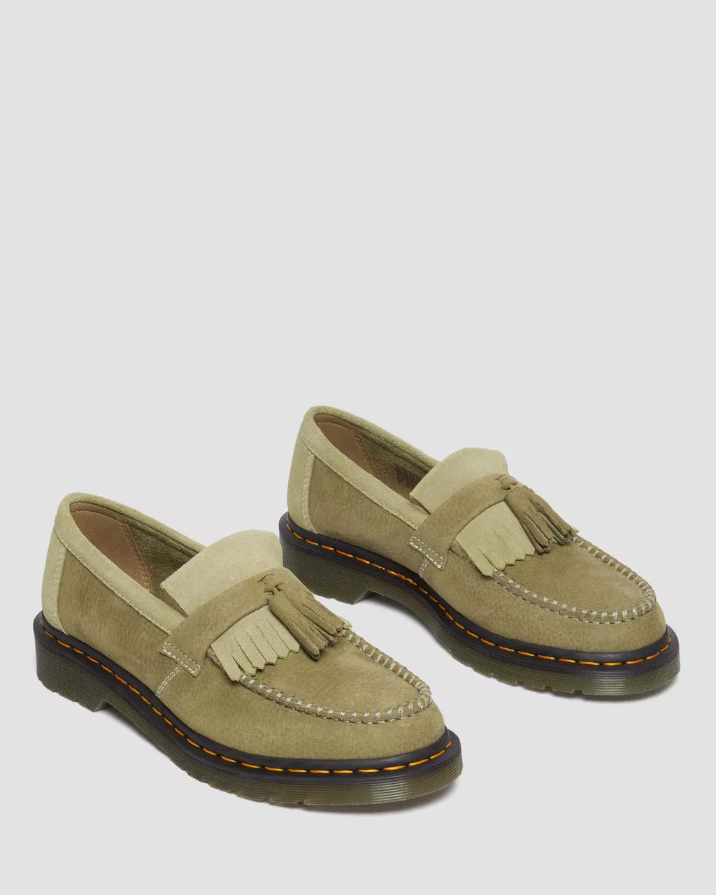 Adrian Men's Tassel Loafers - Genuine Nubuck Leather Slip-On Shoes for Business Casual & Office Wear