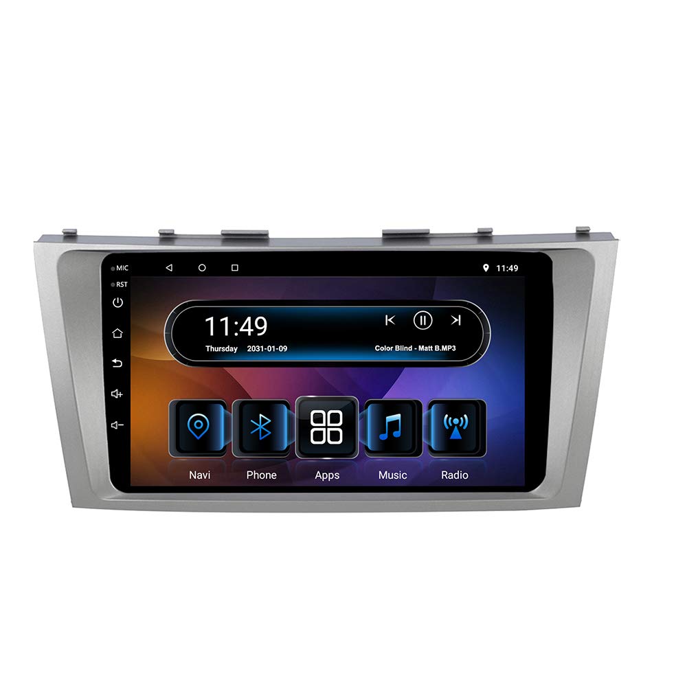 9-inch Android 8.1 Car Stereo for 2008-2011 Toyota Camry | HD Touchscreen GPS Navigation | Bluetooth & USB Player | 2G DDR3 RAM | Perfect for Commuting & Road Trips