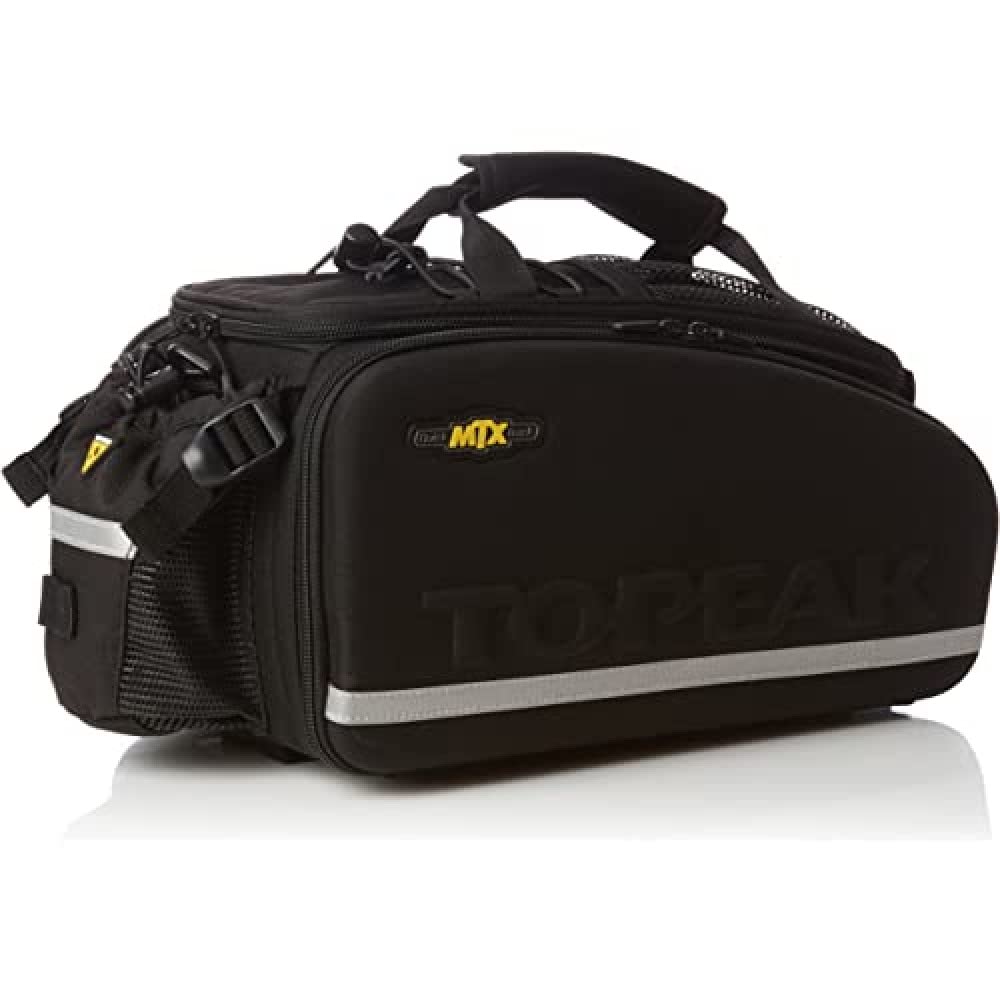 TOPEAK MTX Trunk Bag for Bicycles - Waterproof Bike Rear Rack Bag with Expandable Storage - Perfect for Commuting, Touring & Outdoor Adventures