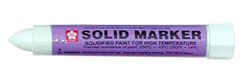 Solid Paint Marker for Windshield & Glass - White Grease Pen | Durable Writing on Cars, Windows, Mirrors & DIY Projects