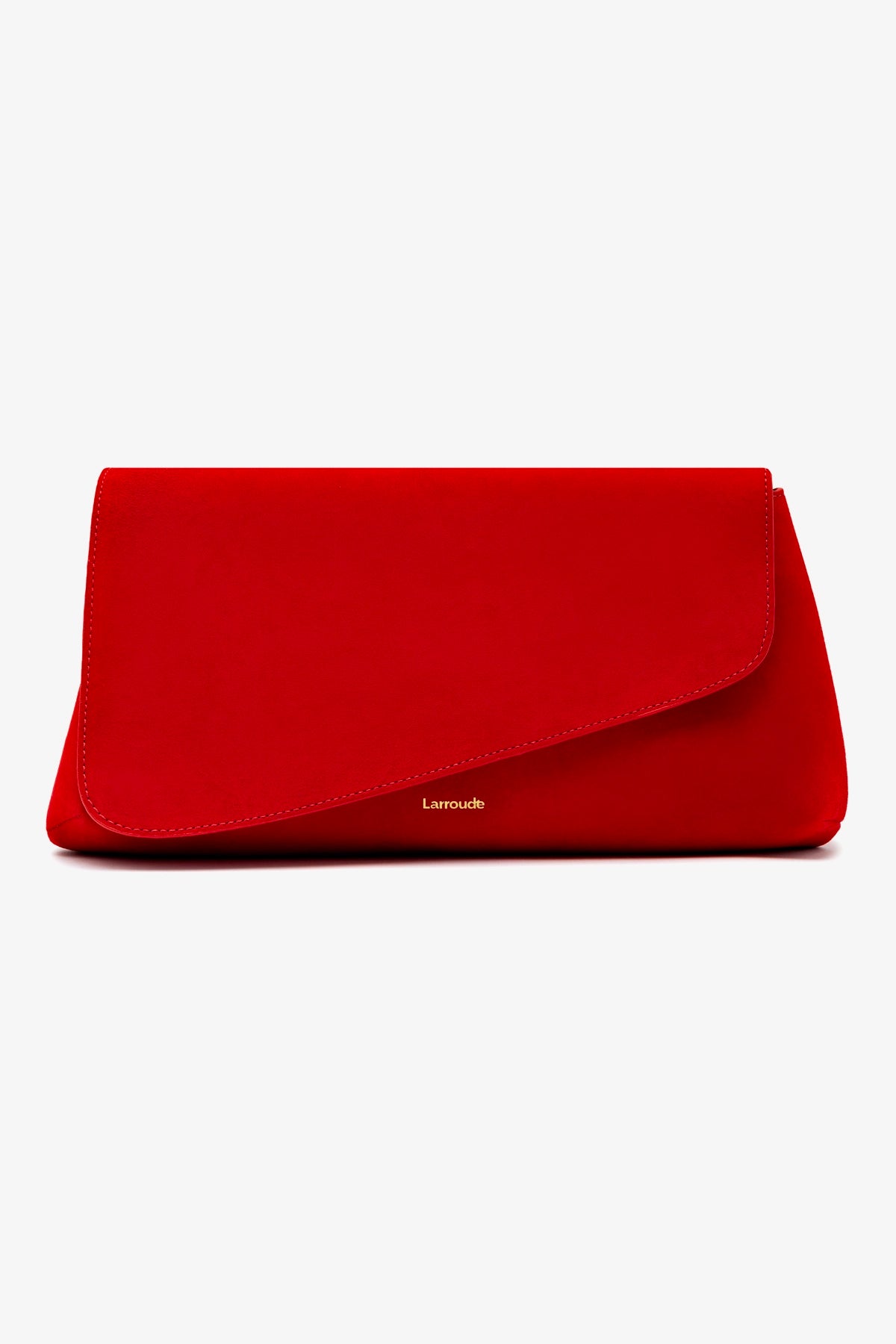 Venice Flat Mule and Pouch Kit - Women's Suede Slip-On Shoes in Scarlet Red | Comfortable Casual Loafers for Work, Travel & Everyday Wear