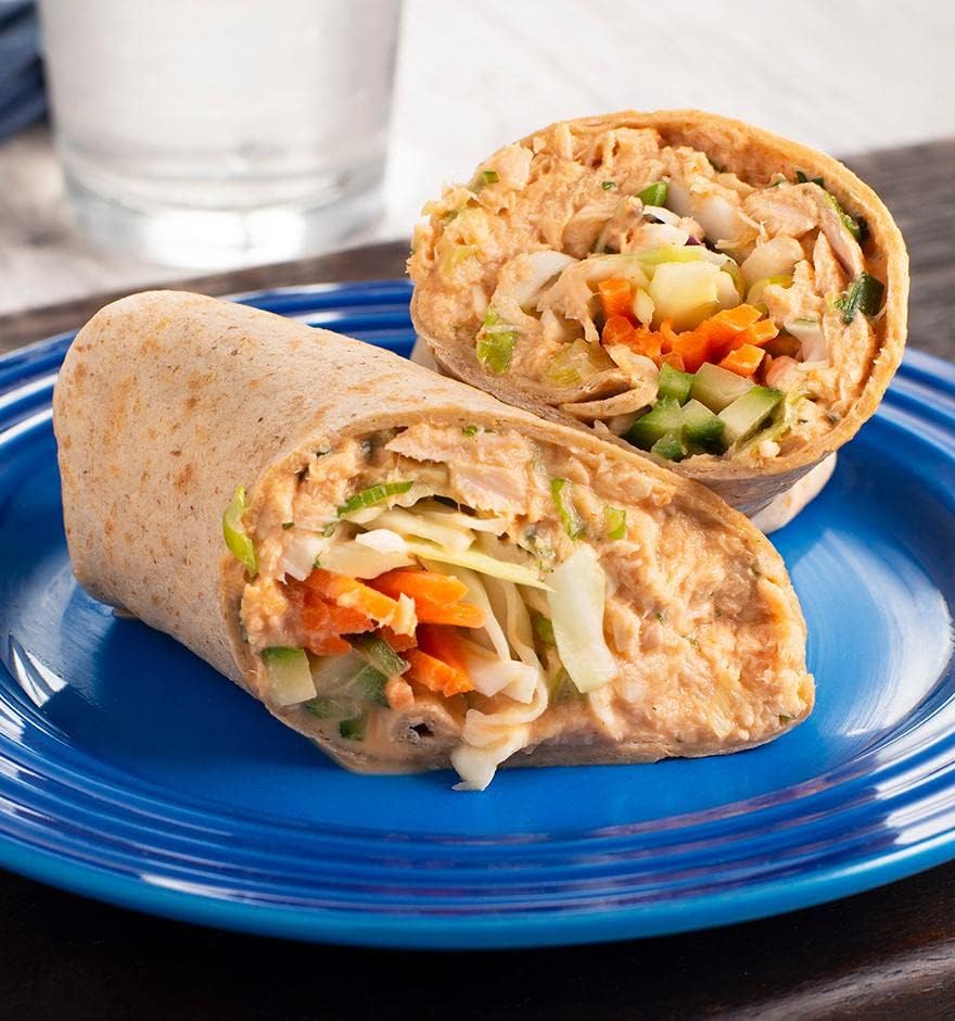 Mission Protein Garlic Herb Tortillas - 6 Count (9 oz), Low Carb, Keto Certified, Vegan, 3g Net Carbs, High Fiber - 2 Packs (12 Wraps) - Perfect for Keto Diets, Meal Prep & Healthy Wraps