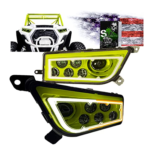 Dual Color SwitchBack Lime/Amber Halo