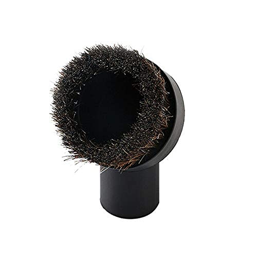 Ubersweet® 32mm Horse Hair Round Brushes Set - Imported Vacuum Cleaner Accessories for Deep Cleaning Carpets, Upholstery & Hard Floors