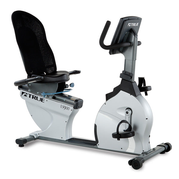 TRUE Fitness ES900 Recumbent Exercise Bike with T9 Touchscreen - Home Gym Equipment for Low-Impact Cardio Workouts & Physical Therapy