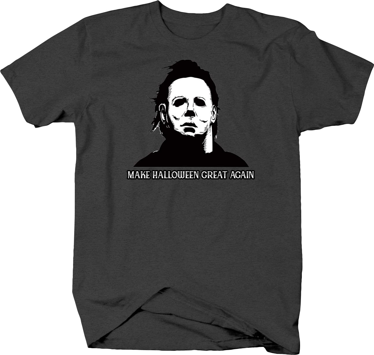 Horror Villain Halloween T-Shirt for Men - Black Horror Movie Costume Tee | Perfect for Halloween Parties, Cosplay & Horror Fan Gifts