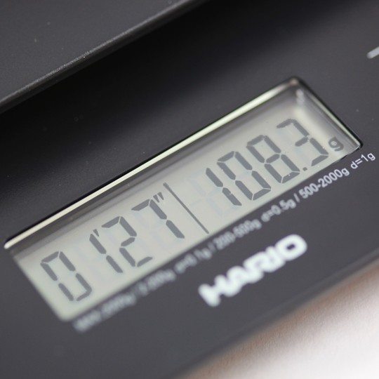 Hario V60 Drip Coffee Scale with Timer - Digital Precision Scale for Pour Over Coffee Brewing - Perfect for Home Baristas & Coffee Enthusiasts