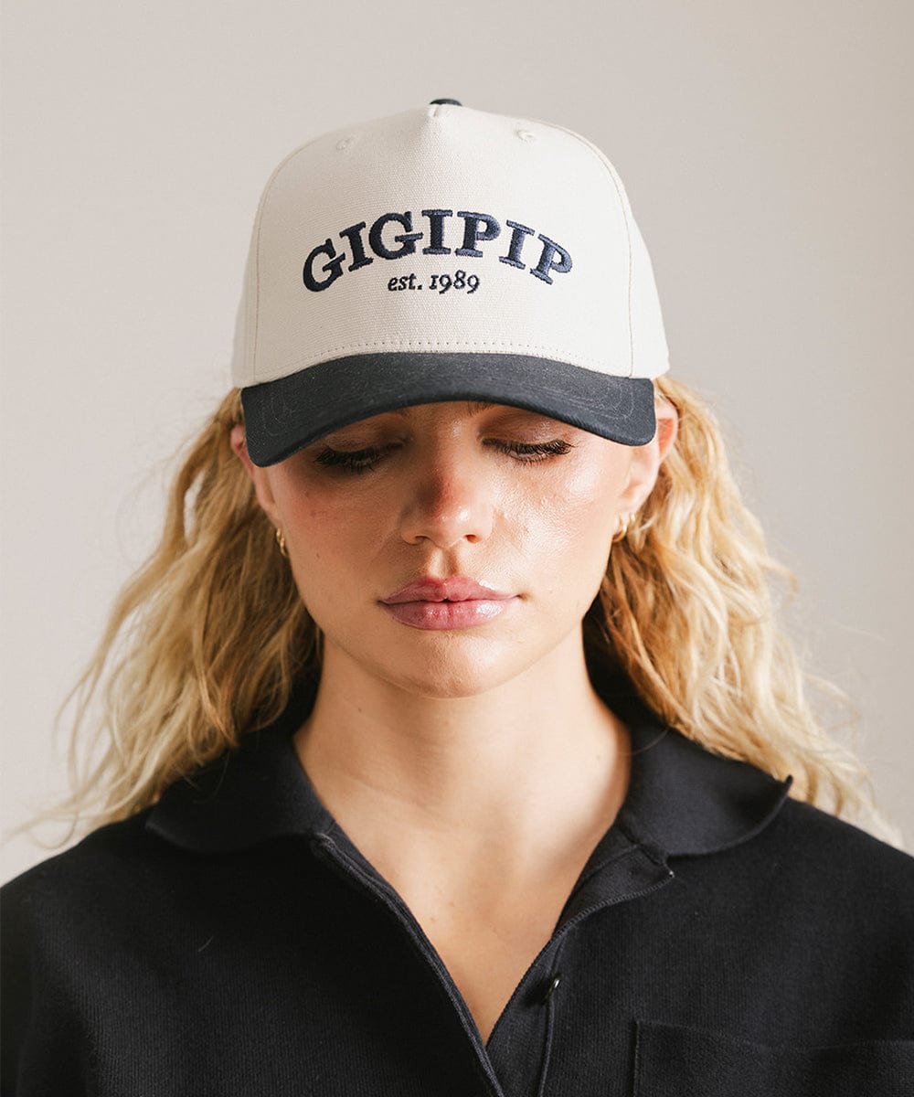 Gigi Pip Women's Vintage Trucker Hat - Adjustable Snapback Cap for Outdoor, Travel & Casual Wear