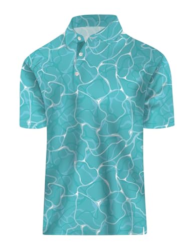 Blue Wave Polo Shirt