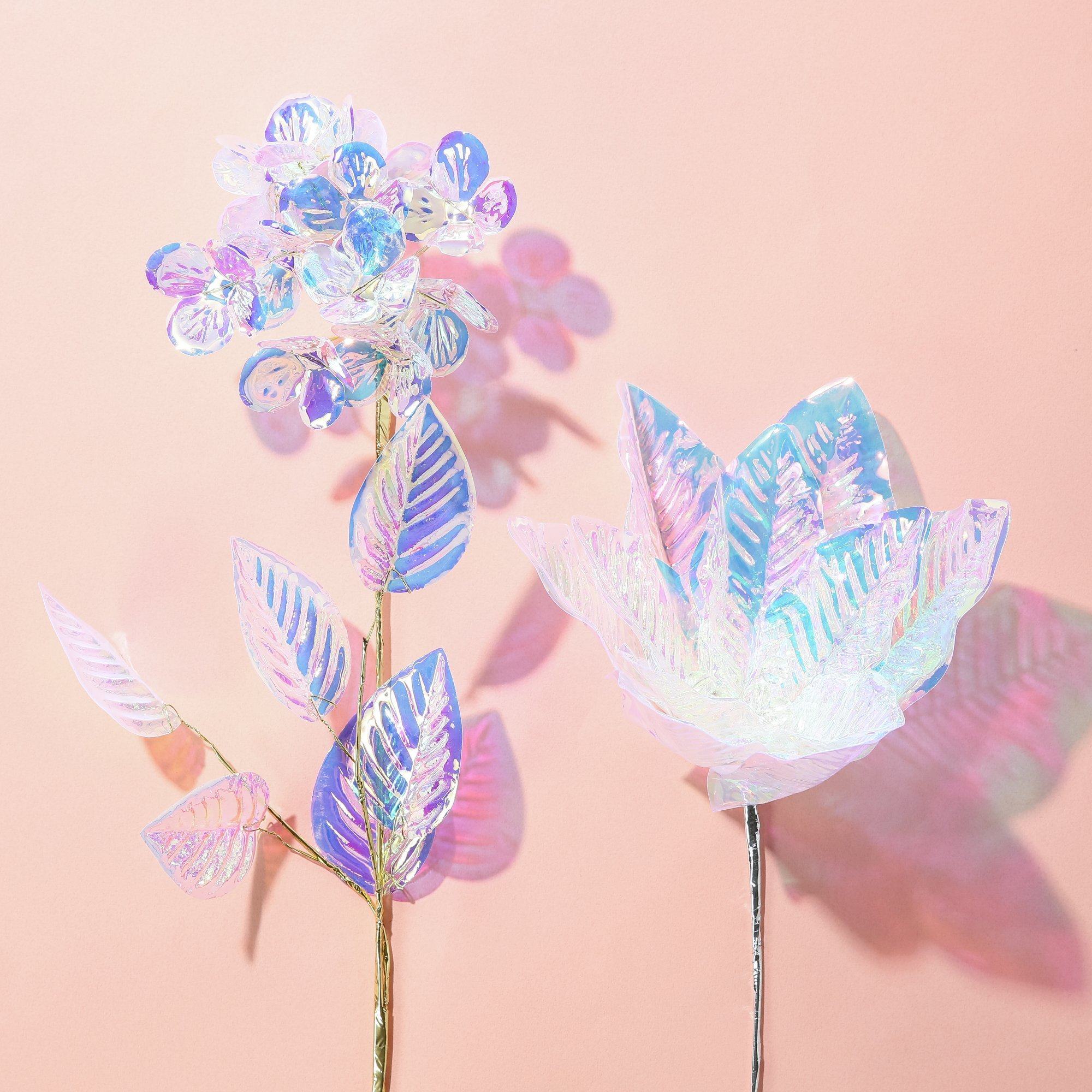 Artificial Hydrangea Aurora Acrylic Flower - Home Decor, Wedding Centerpiece, Office Desk Decoration