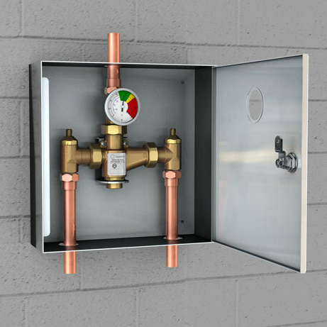 Guardian G6022 Thermostatic Mixing Valve - 13 GPM Flow Rate for Precise Temperature Control | Ideal for Showers, Baths & Plumbing Systems