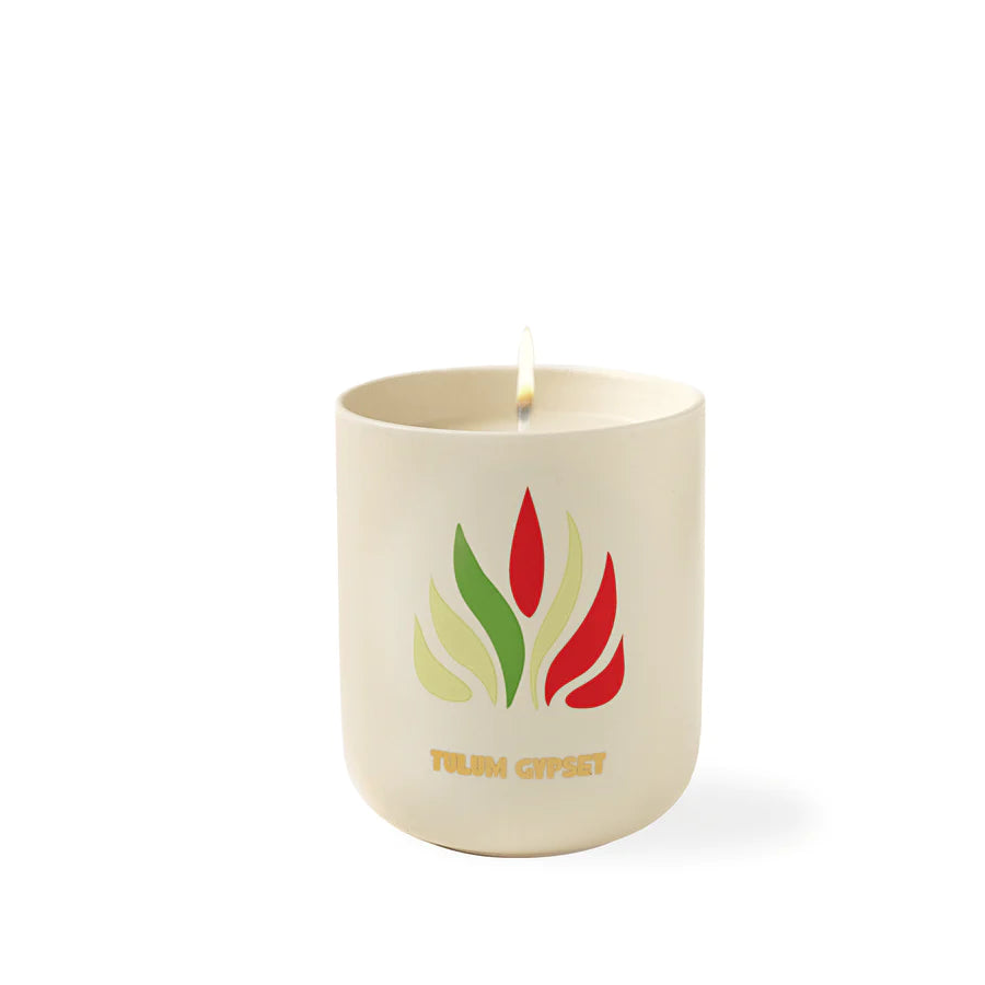Assouline Tulum Gypset Travel From Home Scented Candle - Aromatherapy for Relaxation, Meditation & Home Decor