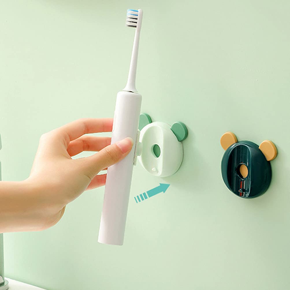 Cabilock 4-Pack Magnetic Wall Mount Toothbrush Holder - Automatic Electric Toothbrush Storage Rack & Bathroom Organizer (Mixed Colors) - Perfect for Small Bathrooms, Vanities & RVs