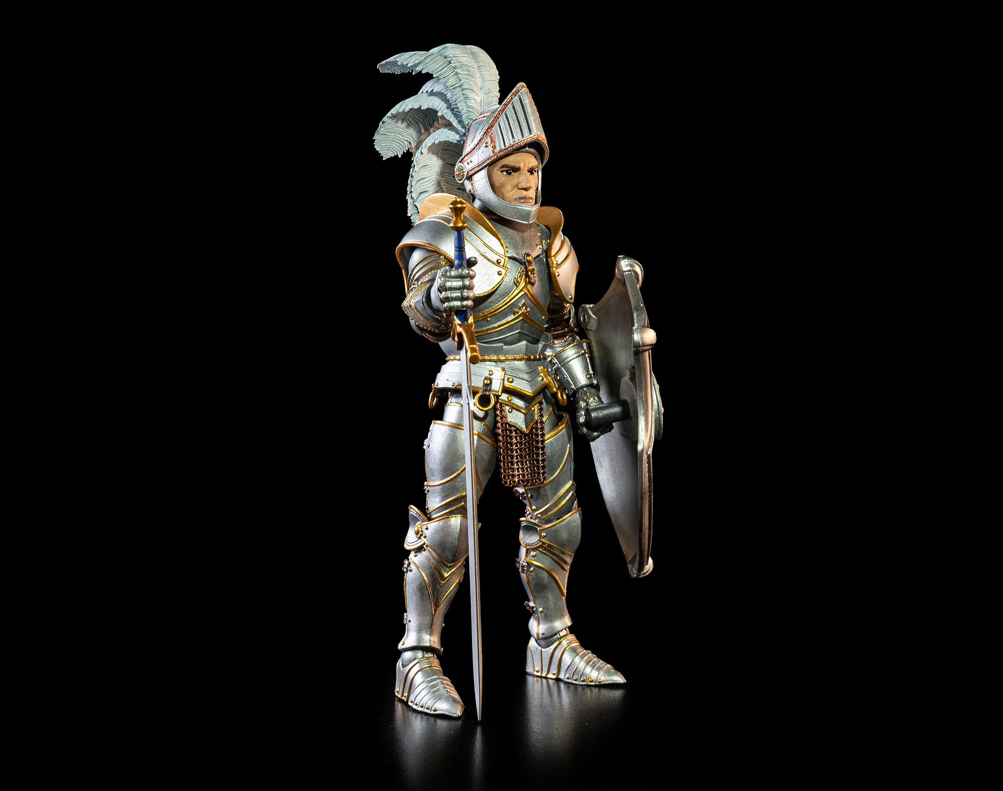Mythic Legions: Ashes of Agbendor Blue Shield Action Figure - Preorder Now | Fantasy Collectible for Display & Role-Playing Games