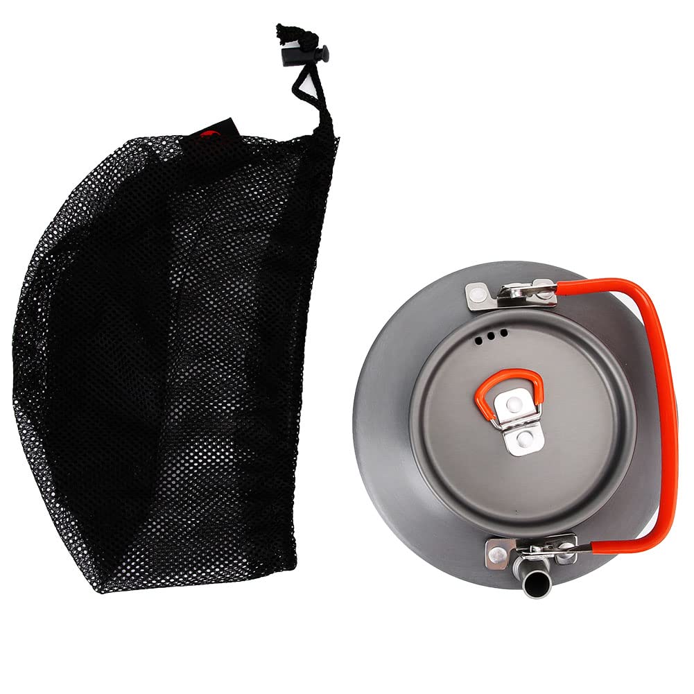 1.1L Aluminum Coffee Pot for Camping & Hiking - Portable Outdoor Kettle for Picnic, BBQ & Backpacking | Lightweight Durable Travel Coffee Maker