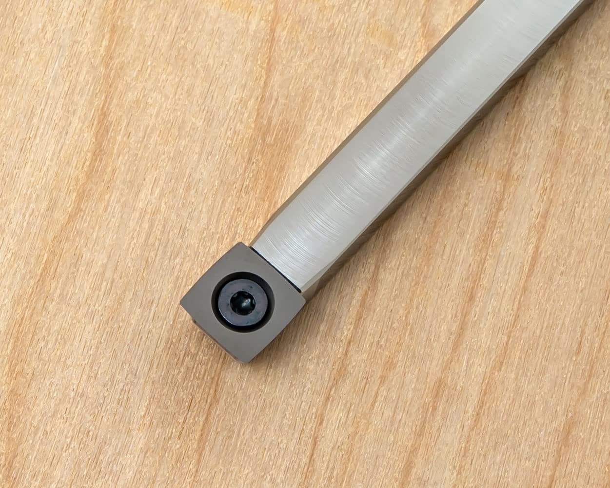 3-Piece Carbide Woodturning Tools Set with Interchangeable Handle for Wood Lathe - Perfect for DIY Woodworking