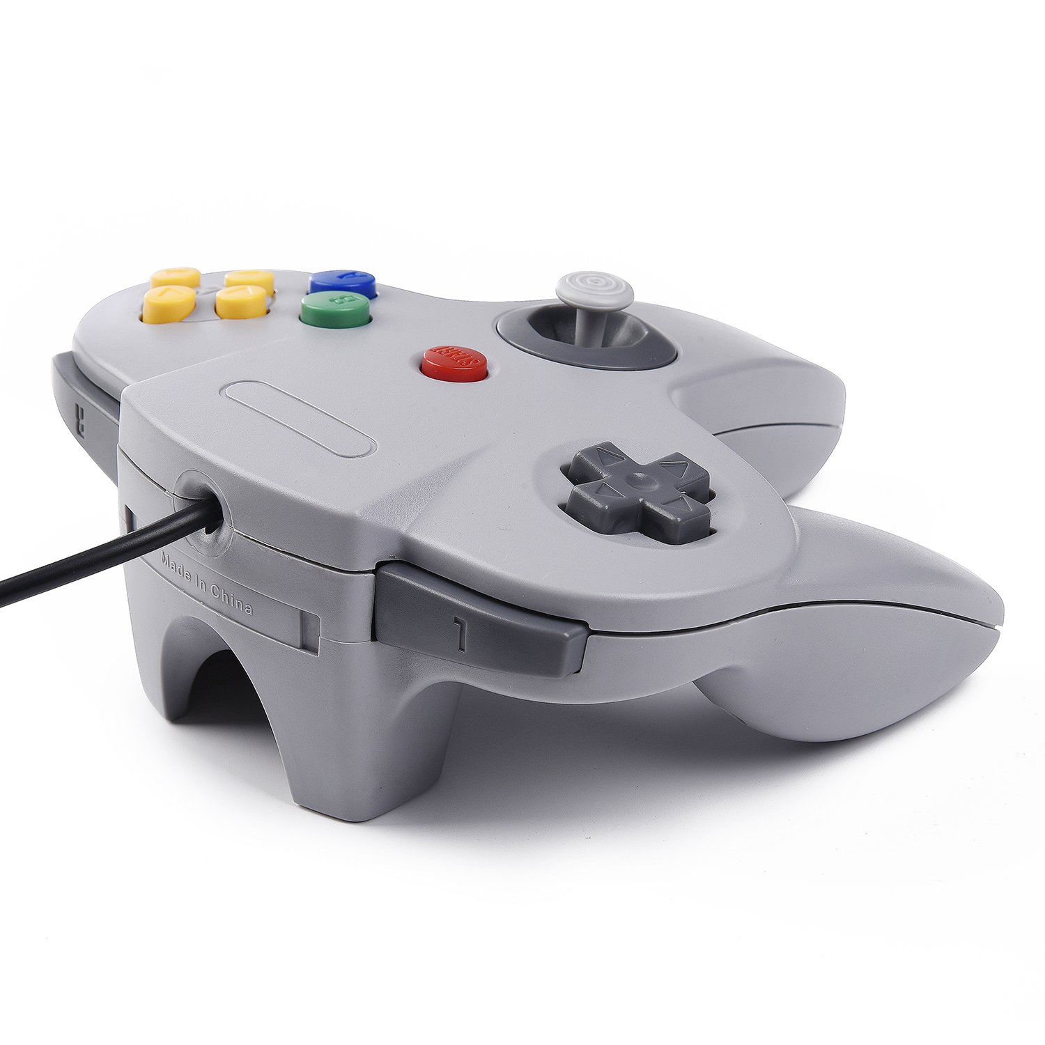 USB N64 Controller for PC, MAC, Linux - Plug & Play Gaming for Retro Emulators