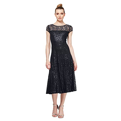 Black Sequin Lace