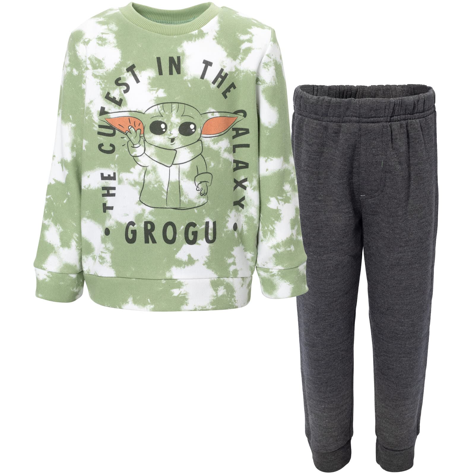 Star Wars The Child Baby Yoda Hoodie & Pants Set - Cute Infant to Big Kid Outfit for Cosplay, Birthday Gifts & Disney Theme Park Visits