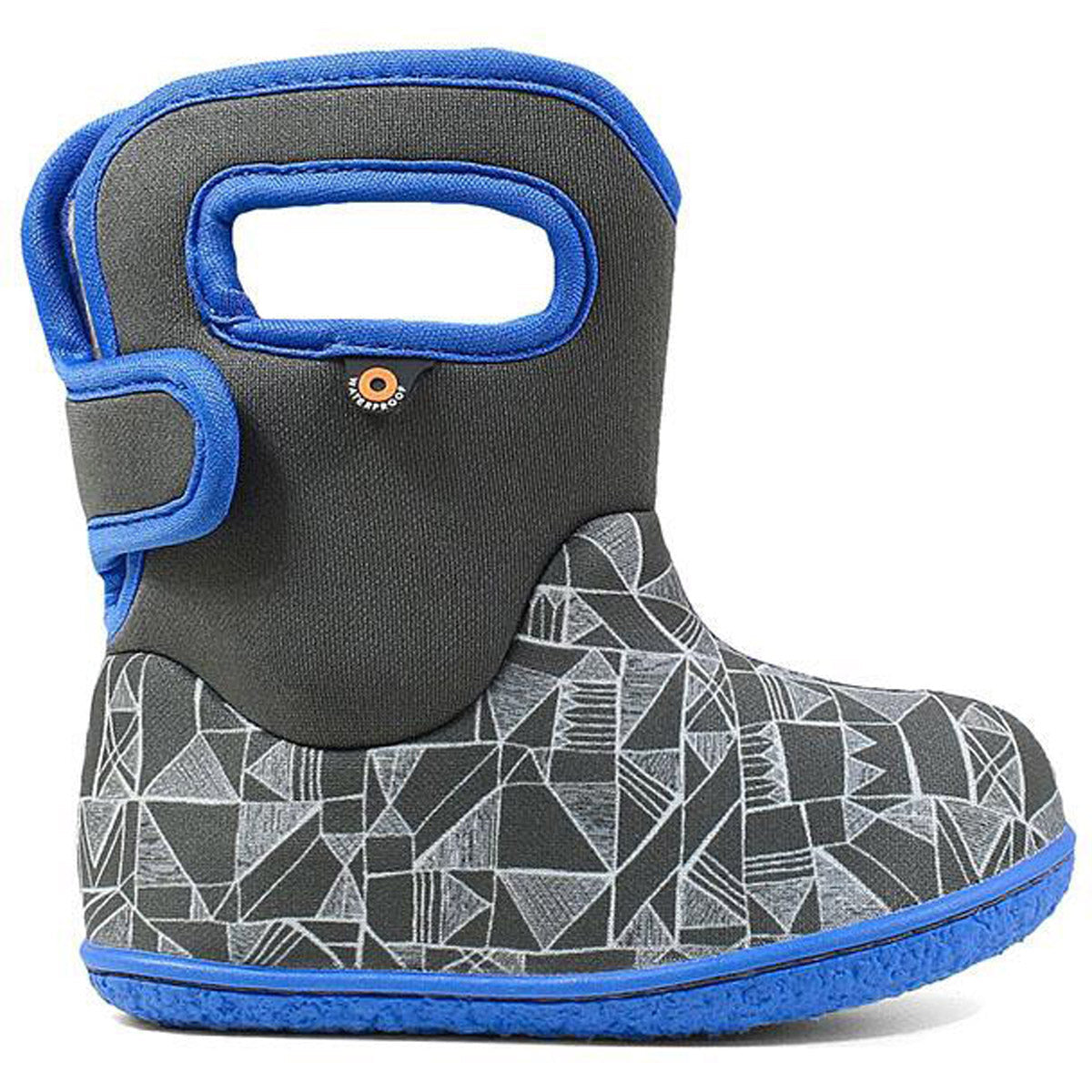 Baby Bogs Maze Geo - Waterproof & Non-Slip Baby Boots for Boys & Girls - Perfect for Outdoor Play, Rainy Days & Winter Adventures