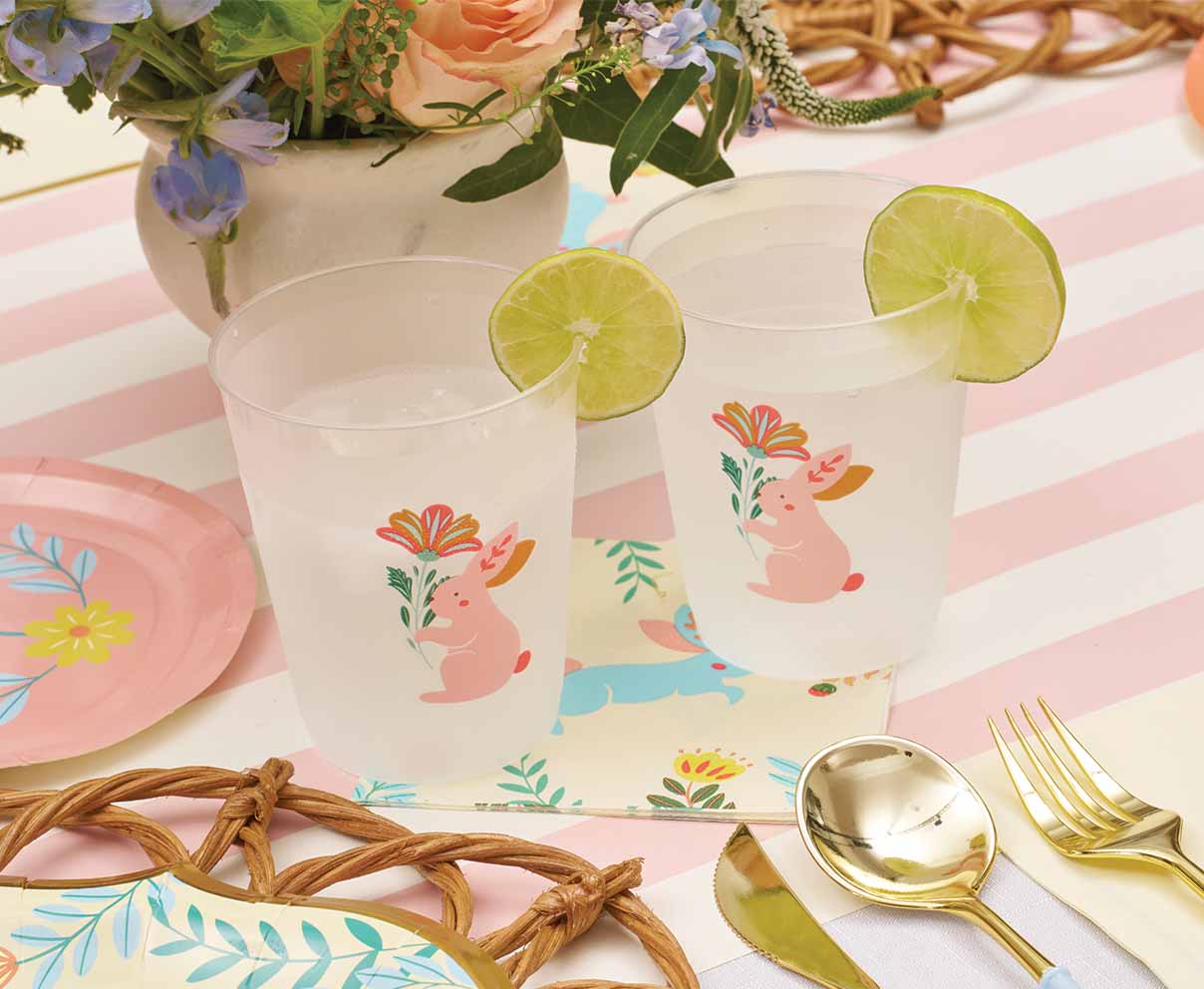 Folklore Easter Table Setting - Elegant Spring Dinnerware for Easter Celebrations & Holiday Gatherings - Perfect for Family Dinners, Brunch Parties, and Festive Home Decor