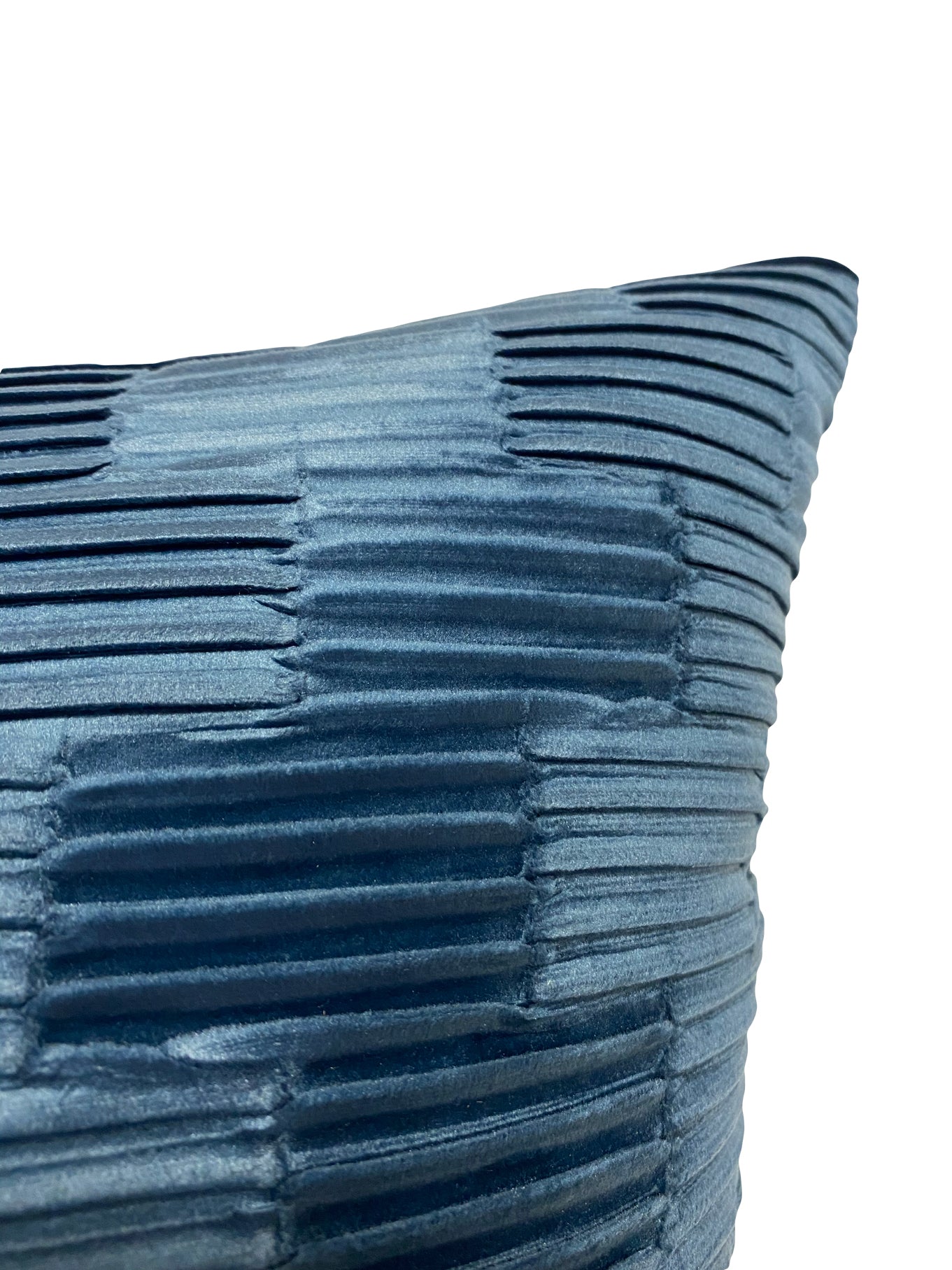 20x20 Navy Blue Velvet Throw Pillow - Soft Decorative Cushion for Sofa, Bed, Living Room & Home Decor