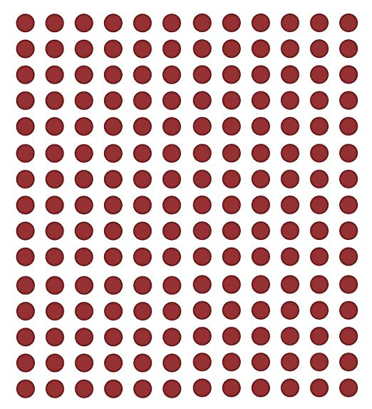 AB Beauty House Red Bindi for Women & Girls - 4 Cards with 4 Sizes | Traditional Indian Forehead Decoration for Festivals, Weddings & Cultural Events