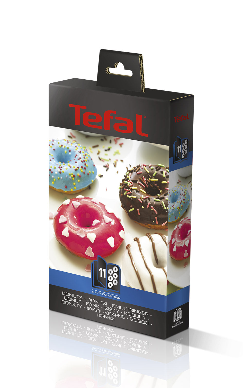 Tefal XA8011 Snack Collection Donut Plates - Non-Stick Accessory for Air Fryer & Oven - Perfect for Donuts, Cookies & Small Bites