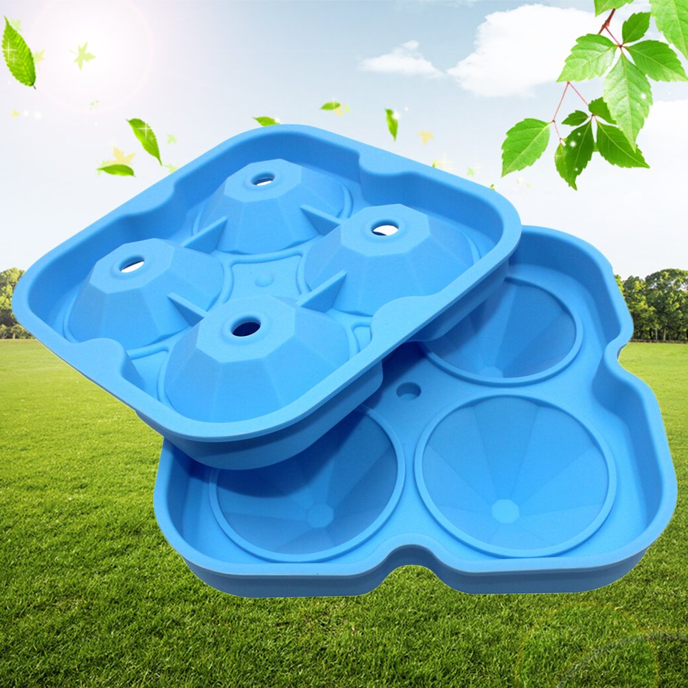 4-Piece Silicone Cake Mold Set for Soap, Ice Cubes, Candy & Baking - Reusable, Non-Stick, BPA-Free - Perfect for DIY Crafts, Desserts, Party Treats & Home Decor