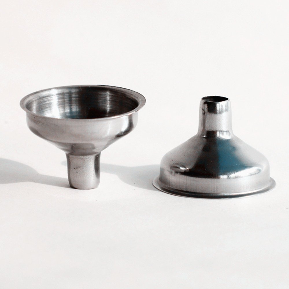 yueton 6-Pack Stainless Steel Mini Funnels for Essential Oil Bottles & Flasks - Perfect for DIY Essential Oils, Spices, and Liquids Transfer