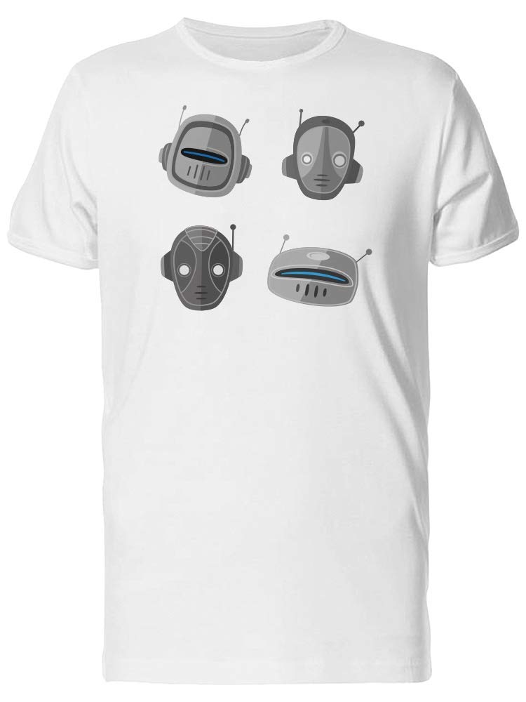 Futuristic Robot Graphic T-Shirts for Men - Trendy Sci-Fi Tee Set for Casual Wear & Gifts